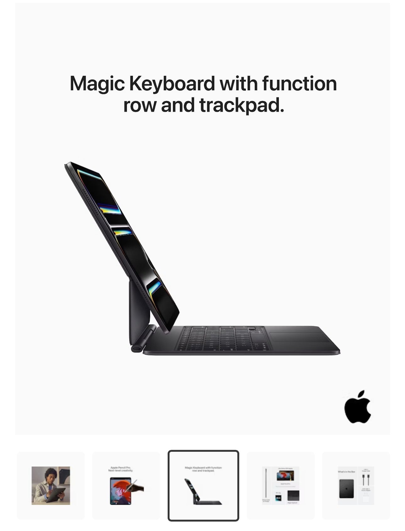 Apple iPad Pro M5 13-inch Wi‑Fi 256GB with standard glass - Space Black or Silver