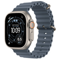 Apple Watch Ultra 3 49mm Natural Titanium Case GPS + Cellular Ocean Band (Anchor Blue)